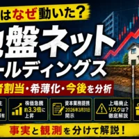 地盤ネットHDの株価が注目された背景とKaihou・増資思惑・2026年ニュースを示す