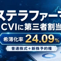 ステラファーマがCVIに第三者割当